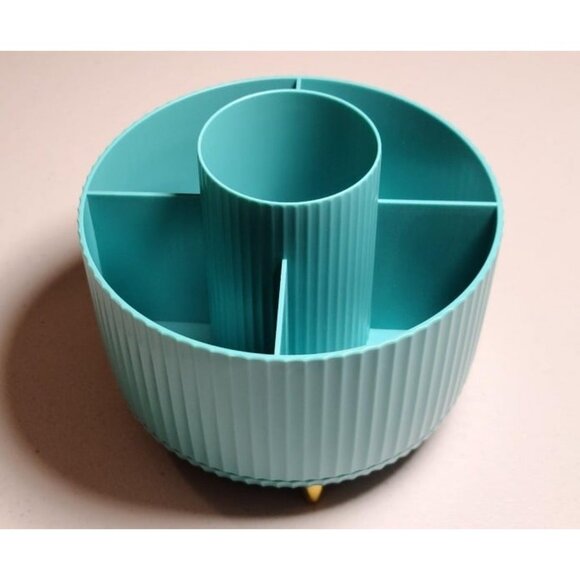 New360 Rotating Makeup Brush Organizer With 5 Sections, Spining Countertop Swive - Picture 2 of 3